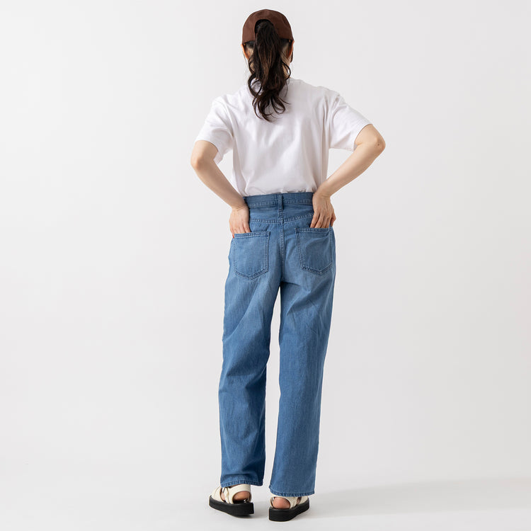 モデル身長165cm,YonetomiのNEW BASIC T-SHIRT|Organic handloomのGURKHA PLATFORM|Joli Joliのレイニーサニーデイ撥水キャップ,https://market.e-begin.jp/products/yts_ynt1144q_lala|https://market.e-begin.jp/products/sed_ogh0417u_lala|https://market.e-begin.jp/products/hem_jol0403u_lala