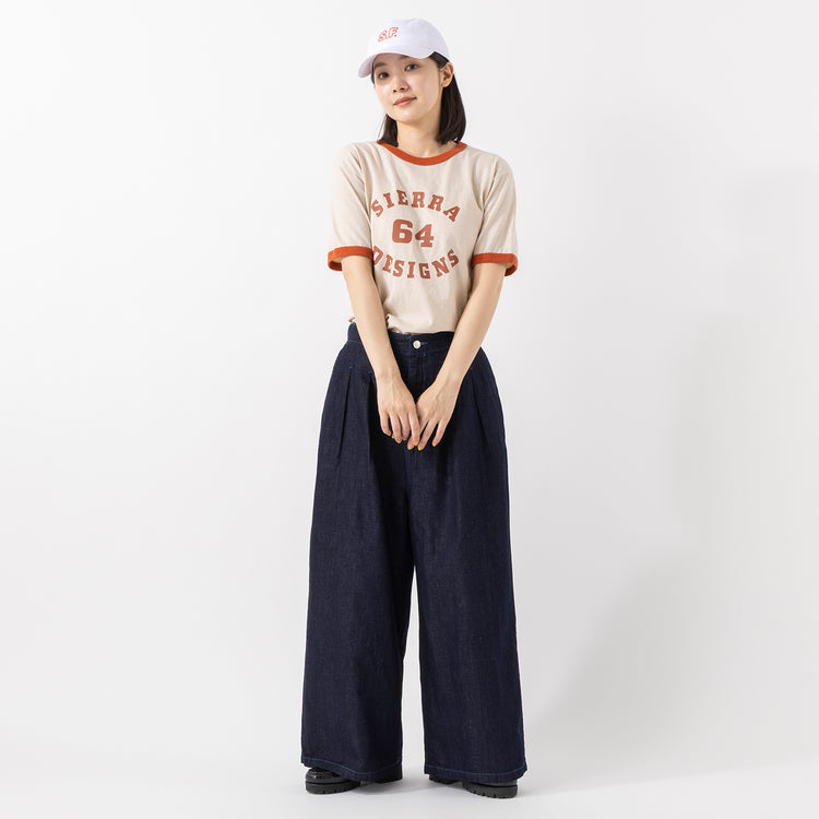 モデル身長163cm,SIERRA DESIGNSのGood On×SIERRA DESIGNS 64 RINGER TEE|caquのFS linen relaxpants ver.2|GLENFIELDのシャークソールグルカサンダル|SPACE SOUVENIRのS.F. CAP,https://market.e-begin.jp/products/arg_sie0498u_lala||https://market.e-begin.jp/products/jal_gfd0391q_lala|https://market.e-begin.jp/products/rid_ssv0480u_lala