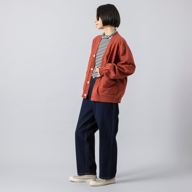 モデル身長165cm,HEAVENLYのCotton Cashmere Knit Turtle Pullover|HEAVENLYのCotton Linen 12oz Denim 5P Pants|Moonstarのローバスケットヴィンテージグレー,https://market.e-begin.jp/products/dlt_hvr0490r_lala|https://market.e-begin.jp/products/dlt_hvr0493r_lala|https://market.e-begin.jp/products/mns_mns0286o_lala