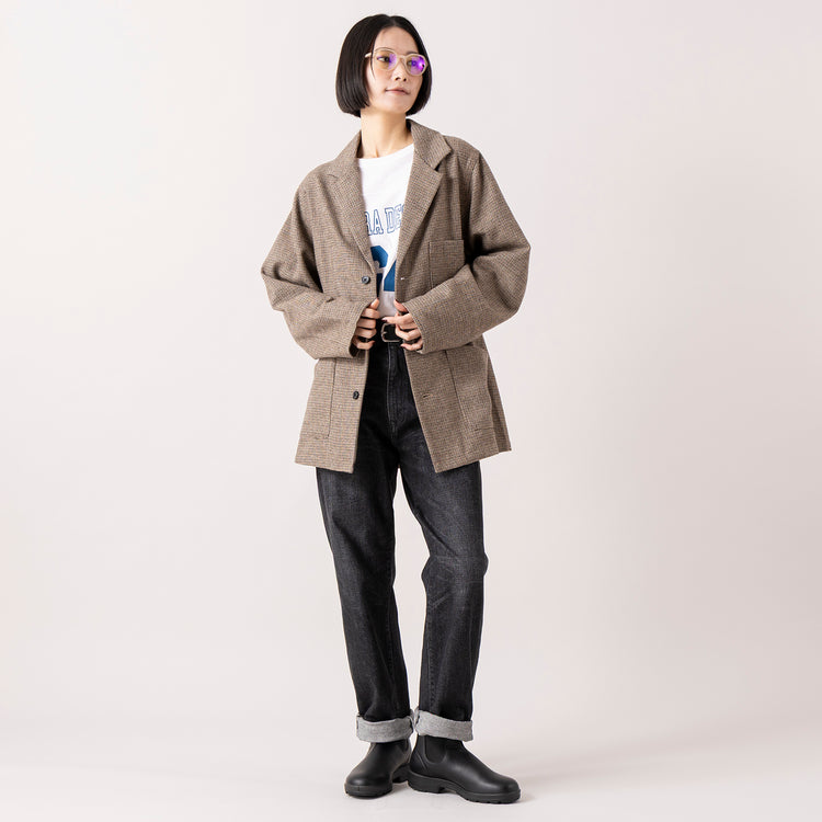 着用サイズ1 (モデル身長165cm),YARMO THE UNIFORMのチェックジャケット|SIERRA DESIGNSのGood OnXSIERRA DESIGNS 64 FOOTBALL TEE|caquのmodern classic|BlundstoneのORIGINALAS VEGAN|LE FOONのCrown panto pc-classic,https://market.e-begin.jp/products/gra_ytu1214s_lala|https://market.e-begin.jp/products/arg_sie1183s_lala|https://market.e-begin.jp/products/tan_caq1278s_lala|https://market.e-begin.jp/products/sed_bld0572l_lala|https://market.e-begin.jp/products/lef_lef1273s_lala