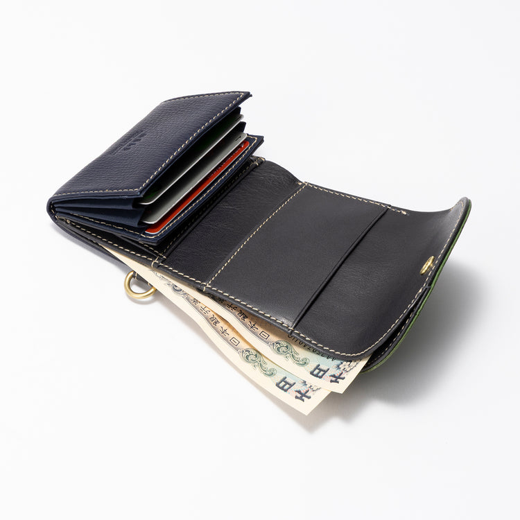 NELD | ネルド　インディゴレザー ミニ財布