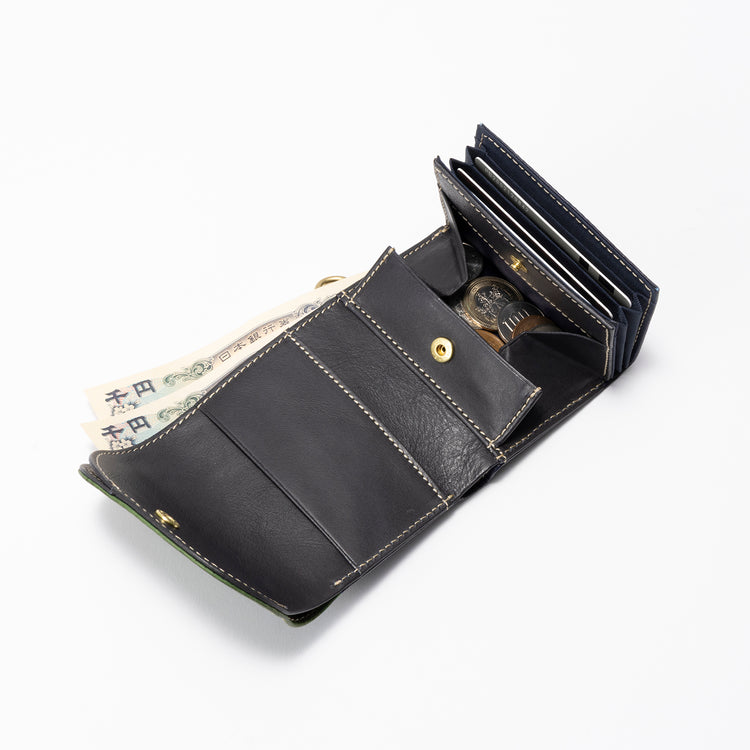NELD | ネルド　インディゴレザー ミニ財布