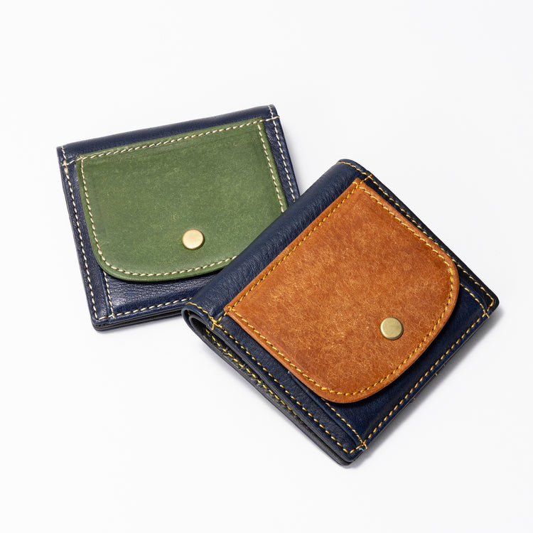 NELD | ネルド　インディゴレザー 短財布