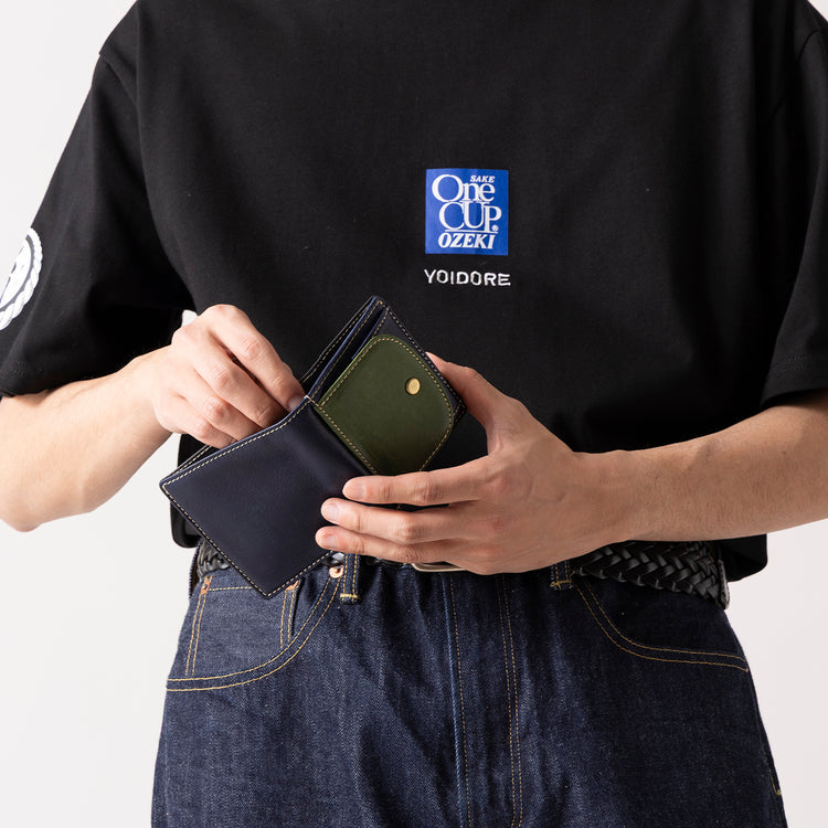 NELD | ネルド　インディゴレザー 短財布