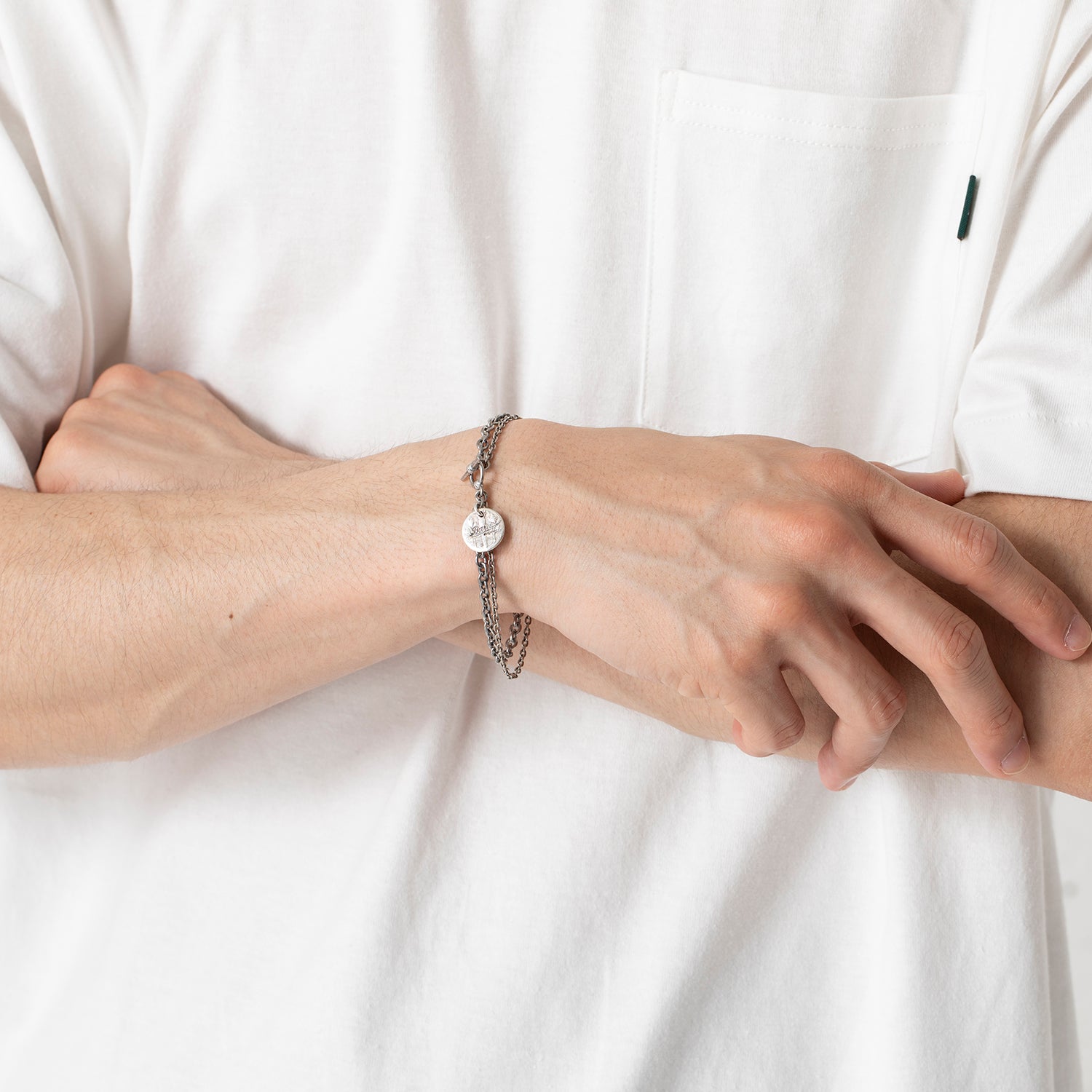 新品 NORTH WORKS ヴィンテージ  チェーン ブレスレット 銀貨 楽天市場】NORTH WORKS(ノースワークス)コイン ブレスレット メンズ