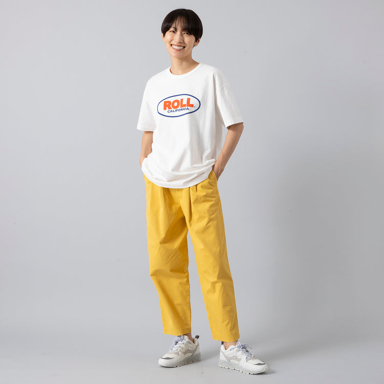 モデル身長163cm,HeavenlyのCotton Twill Easy Pants|KARHUのFusion2.0,https://market.e-begin.jp/products/dlt_hvr0022r_lala|https://market.e-begin.jp/products/sed_kar0466p_lala