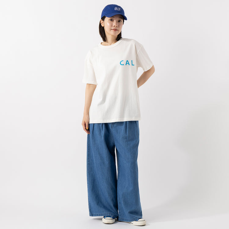 モデル身長163cm,caquのFS linen relaxpants ver.2|SPACE SOUVENIRのS.F. CAP,https://market.e-begin.jp/products/tan_caq0488u_lala|https://market.e-begin.jp/products/rid_ssv0480u_lala