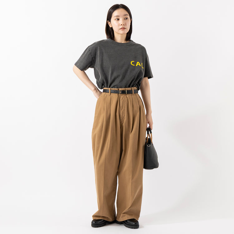 モデル身長163cm,Le minorのM52 CHINO|TIDEWAYのアラログ2wayかごバッグ,https://market.e-begin.jp/products/gsr_lmn0024u_lala|https://market.e-begin.jp/products/snk_tid0622q_lala