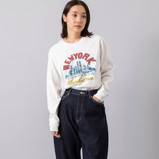 BARNS OUTFITTERS | バーンズ アウトフィッターズ　HOT-SHOT LS PT TEE NEW YORK