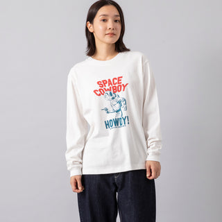 BARNS OUTFITTERS | バーンズ アウトフィッターズ　HOT-SHOT LS PT TEE SPACE COWBOY