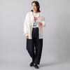 モデル身長163cm,BARNS OUTFITTERSのFATIGUE JKT|BARNS OUTFITTERSのHOT-SHOT LS PT TEE SPACE COWBOY|VENT BLANC+の12oz デニム コクーン パンツ|MOONSTARのLOAFY,https://market.e-begin.jp/products/tka_bof0637r_lala|https://market.e-begin.jp/products/tka_bof0639r_lala|https://market.e-begin.jp/products/stl_ven0683r_lala|https://market.e-begin.jp/products/mns_mns0147p_lala