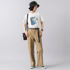 モデル身長165cm,Le Melangeのノータックトラウザーパンツ|CIEのENOUGH MINI SHOULDER BAG|PROGRESS RUNNING CLUBのロゴバケハ|esperantoのROLL BUCKLE BELT/25mm,https://market.e-begin.jp/products/inf_lem0961r_lala|https://market.e-begin.jp/products/lia_cie0027n_lala|https://market.e-begin.jp/products/gra_pgr0401q_lala|https://market.e-begin.jp/products/esp_esp0655s_lala