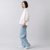 モデル身長165cm,JOHNBULLのデニムワイドジーンズ|OMCCのRound Shoulder|rapiécageの3wayビーズネックレス＆グラスホルダー,https://market.e-begin.jp/products/jbu_jbu0060p_lala|https://market.e-begin.jp/products/ser_omc0622s_lala|https://market.e-begin.jp/products/rdx_rpc0763s_lala