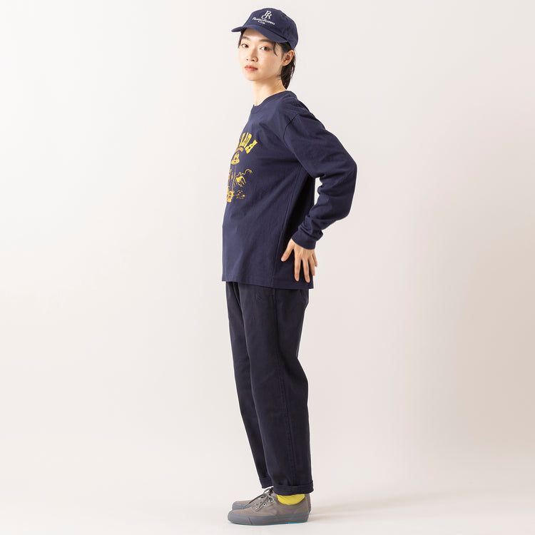 モデル身長165cm,BARNS OUTFITTERSのJP MADE LS TEE PT|ROKXのMG JAM PANT|Moonstarの帰ってきたDECK SPORT|PROGRESS RUNNING CLUBのBADGE Logo Cap|meri ja kuuのリブ先丸シルクコットンソックス,https://market.e-begin.jp/products/tka_bof1021s_lala|https://market.e-begin.jp/products/sct_rok1039s_lala|https://market.e-begin.jp/products/mns_mns0718r_lala|https://market.e-begin.jp/products/gra_pgr0248r_lala|https://market.e-begin.jp/products/hpn_mjk1012s_lala