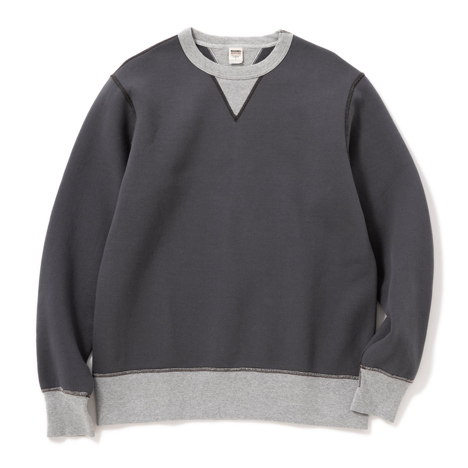 BARNS OUTFITTERS | バーンズ アウトフィッターズ COZUN RIB CREW