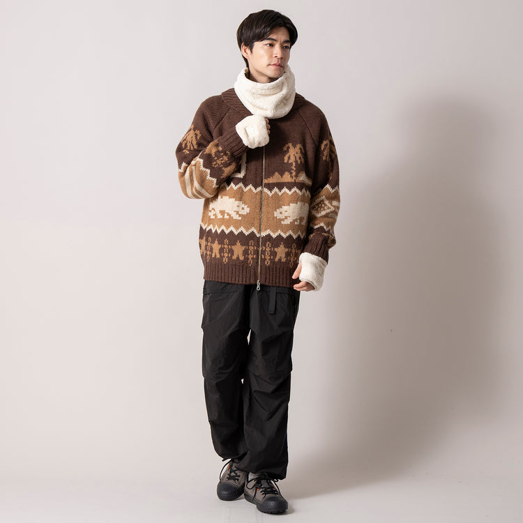 モデル身長180cm (Lサイズ着用)