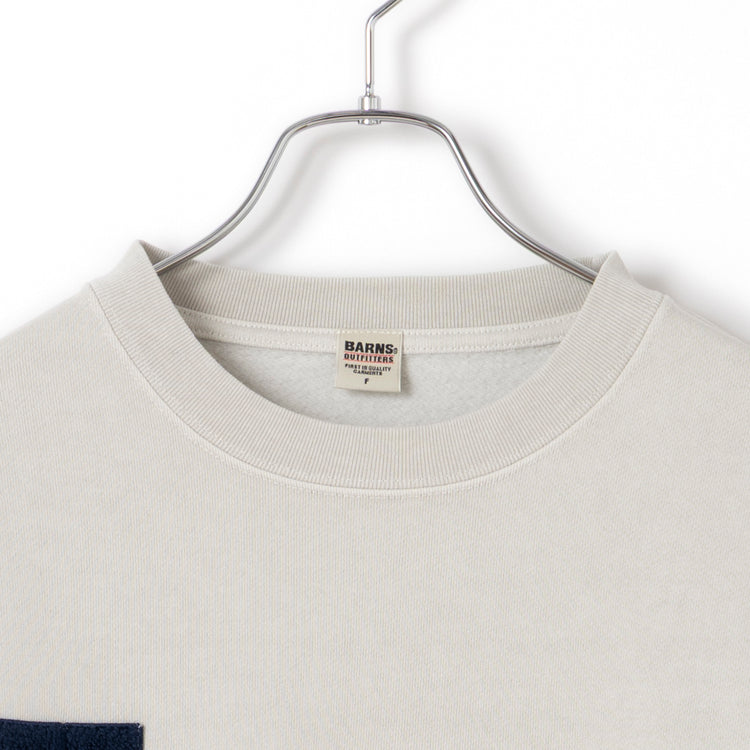 BARNS OUTFITTERS | バーンズ アウトフィッターズ　ATHLETIC CREW SW PT