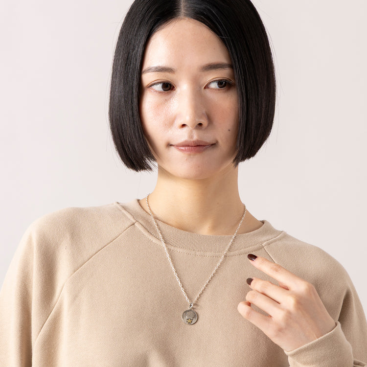 BUTTON WORKS | ボタンワークス　マーキュリーコインネックレスStar