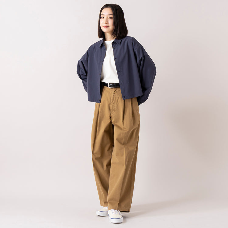 モデル身長 163cm,SEESETのACTIVE SS TEE|Le minorのM52 CHINO,https://market.e-begin.jp/products/tka_sst0006u_lala|https://market.e-begin.jp/products/gsr_lmn0024u_lala