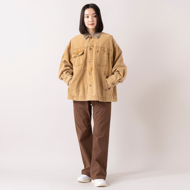 モデル身長 163cm,RNA-Nのデトロイトジャケット|SIERRA DESIGNSのGood OnXSIERRA DESIGNS 64 FOOTBALL TEE,https://market.e-begin.jp/products/tky_rnn0015u_lala|https://market.e-begin.jp/products/arg_sie1183s_lala