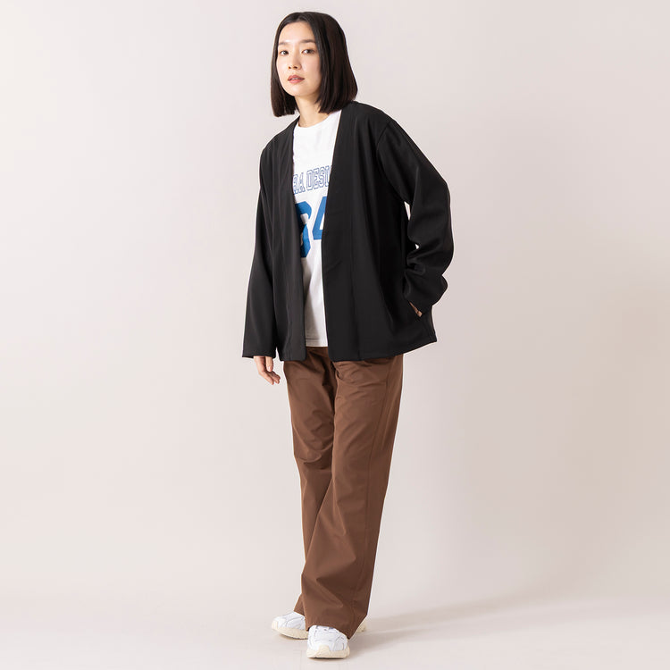 モデル身長 163cm,MANUAL ALPHABETのPE TWILL JOURDIGUN for Lala Begin|SIERRA DESIGNSのGood OnXSIERRA DESIGNS 64 FOOTBALL TEE,https://market.e-begin.jp/products/mks_man0010u_lala|https://market.e-begin.jp/products/arg_sie1183s_lala