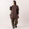 モデル身長163cm（BROWN/NAVY・プレーン面）,seesetの両A面アウター|Healthknitのクラシックフライス 長袖ハイネックハーフジップ|RNA-Nのミリタリーオーバーパンツ|DiuのLilio|DiuのFreesia,https://market.e-begin.jp/products/tka_sst1213s_lala|https://market.e-begin.jp/products/she_hea1192s_lala|https://market.e-begin.jp/products/tky_rnn1182s_lala|https://market.e-begin.jp/products/cil_diu1167s_lala|https://market.e-begin.jp/products/cil_diu1165s_lala