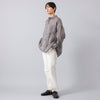 モデル身長163cm,Atelier Mont KemmelのCOTTON LINEN PANTS|GLENFIELDのシャークソールビジネスサンダル,https://market.e-begin.jp/products/sta_amk0008r_lala|https://market.e-begin.jp/products/jal_gfd0392q_lala