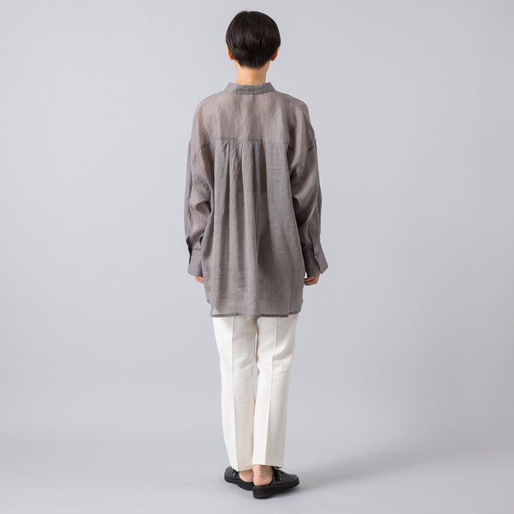 モデル身長163cm,Atelier Mont KemmelのCOTTON LINEN PANTS|GLENFIELDのシャークソールビジネスサンダル,https://market.e-begin.jp/products/sta_amk0008r_lala|https://market.e-begin.jp/products/jal_gfd0392q_lala