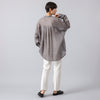 モデル身長163cm,Atelier Mont KemmelのCOTTON LINEN PANTS|GLENFIELDのシャークソールビジネスサンダル,https://market.e-begin.jp/products/sta_amk0008r_lala|https://market.e-begin.jp/products/jal_gfd0392q_lala