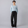 モデル身長163cm,me.のflow cotton silk 2wayプルオーバー|GLENFIELDのシャークソールビジネスサンダル,https://market.e-begin.jp/products/hpn_med0024r_lala|https://market.e-begin.jp/products/jal_gfd0392q_lala