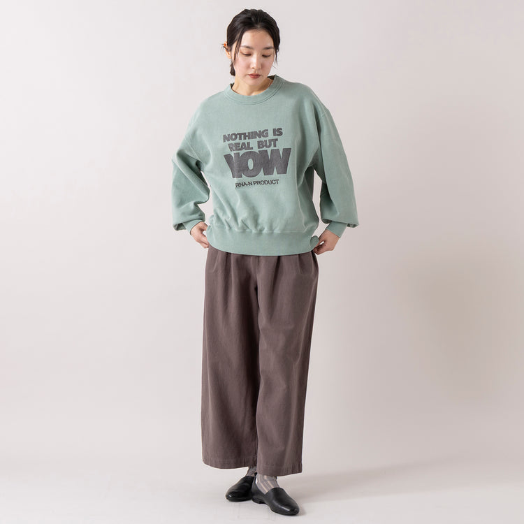 モデル身長 163cm,HEAVENLYのCotton Linen Canvas Wide Straight Pants|TaaiiのSILVER925 フォックステイルネックレス|HomieのCotton Sheer Stripe Socks,https://market.e-begin.jp/products/dlt_hvr0017u_lala|https://market.e-begin.jp/products/tii_tii0078u_lala|https://market.e-begin.jp/products/dlt_hmi0022u_lala