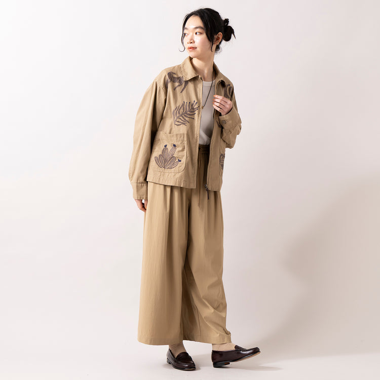 モデル身長165cm,HEAVENLYのCotton CS 5Sleeve T-Shirt|MANONのNYLON 2WAY WIDE PANTS|rapiécageのダブルUラインイヤカフ|in moodのEGG×SILK -NECKLACE,https://market.e-begin.jp/products/dlt_hvr0162u_lala|https://market.e-begin.jp/products/mks_mnn0096u_lala|https://market.e-begin.jp/products/rdx_rpc0110u_lala|https://market.e-begin.jp/products/inm_inm0879o_lala