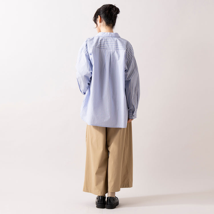 モデル身長165cm,MANONのNYLON 2WAY WIDE PANTS|Jalan Sriwijayaのネイビービットローファー VIBRAMソール|rapiécageのアジャストダブルパイプコードネックレス,https://market.e-begin.jp/products/mks_mnn0096u_lala|https://market.e-begin.jp/products/gmt_srw1032p_lala|https://market.e-begin.jp/products/rdx_rpc0106u_lala