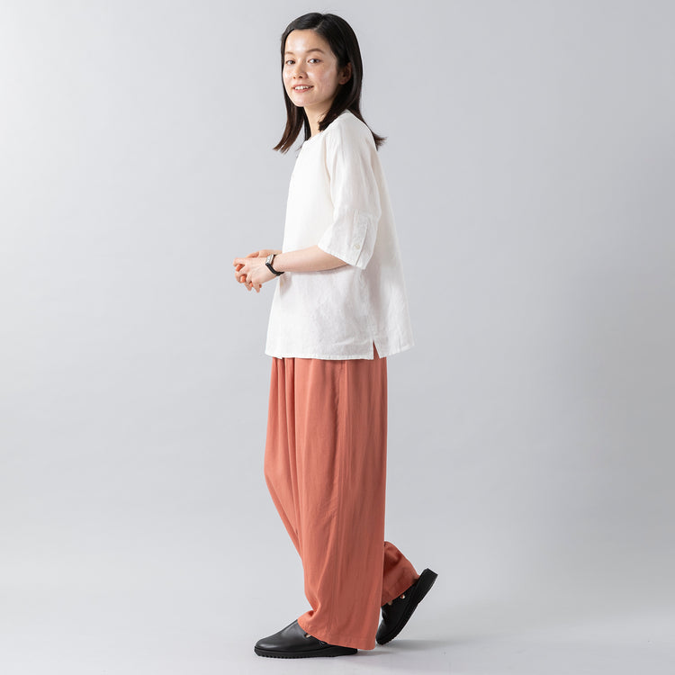 モデル身長160cm,HeavenlyのHemp Crewneck Wide Shirt|GLENFIELDのシャークソールビジネスサンダル|MATOWのTsuki 朧月 -おぼろづき- / スクエア シルバー レザー,https://market.e-begin.jp/products/dlt_hvr0457s_lala|https://market.e-begin.jp/products/jal_gfd0392q_lala|https://market.e-begin.jp/products/bey_mtw0356s_lala