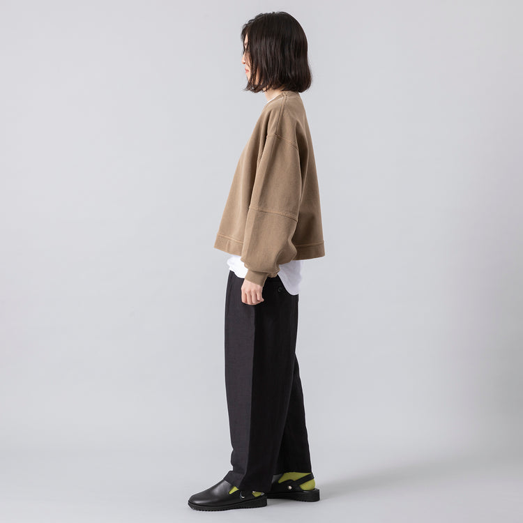 モデル身長 160cm,STIR | スティアのアルビニTスムース ロングスリーブ|HEAVENLYのLinen Rayon Wide Tapered Pants|GLENFIELDのシャークソールビジネスサンダル|HomieのCotton Linen Color Socks,https://market.e-begin.jp/products/dih_sti0441h_lala|https://market.e-begin.jp/products/dlt_hvr0973r_lala|https://market.e-begin.jp/products/jal_gfd0392q_lala|https://market.e-begin.jp/products/dlt_hmi0975r_lala