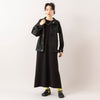 モデル身長165cm,80/40 BY SKEVEの40inch SELVEDGE DENIM JK（BLACK）|RNA-Nのヴィンテージミニ裏毛タックデザインワンピース|DiuのPommier|meri ja kuuのリブ先丸シルクコットンソックス|rapiécageのジグザグパールスライダーネックレス,https://market.e-begin.jp/products/sta_ske0983s_lala|https://market.e-begin.jp/products/tky_rnn1004s_lala|https://market.e-begin.jp/products/cil_diu0800s_lala|https://market.e-begin.jp/products/hpn_mjk1012s_lala|https://market.e-begin.jp/products/rdx_rpc1014s_lala