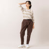 モデル身長165cm,RNA-Nのマルチボーダー七分袖T|ROKXのMG JAM PANT,https://market.e-begin.jp/products/tky_rnn1006s_lala|https://market.e-begin.jp/products/sct_rok1039s_lala