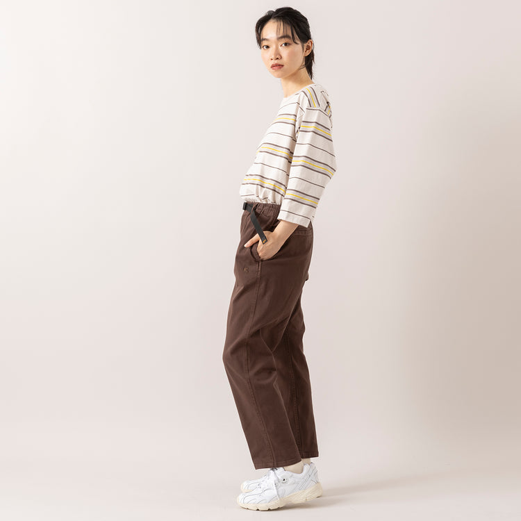 モデル身長165cm,RNA-Nのマルチボーダー七分袖T|ROKXのMG JAM PANT,https://market.e-begin.jp/products/tky_rnn1006s_lala|https://market.e-begin.jp/products/sct_rok1039s_lala