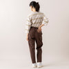 モデル身長165cm,RNA-Nのマルチボーダー七分袖T|ROKXのMG JAM PANT,https://market.e-begin.jp/products/tky_rnn1006s_lala|https://market.e-begin.jp/products/sct_rok1039s_lala