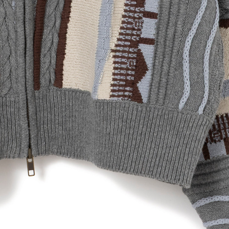 RNA-N | アールエヌエーエヌ　3DニットZIPUPカーデ