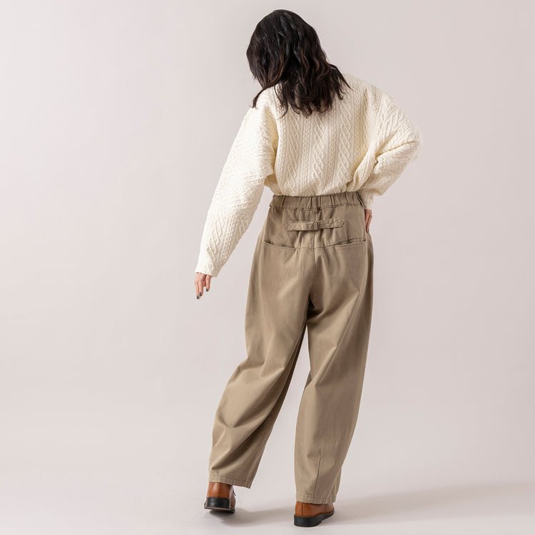 モデル身長165cm,RNA-Nのアラン柄キルトプルオーバー|DiuのViola,https://market.e-begin.jp/products/tky_rnn1432s_lala|https://market.e-begin.jp/products/cil_diu1296s_lala