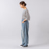 モデル身長165cm,MANONのBOAT NECK BORDER TEE|DiuのAlerce|MATOWのTsuki 朧月 -おぼろづき- / スクエア シルバー レザー ノワール,https://market.e-begin.jp/products/mks_mnn0855s_lala|https://market.e-begin.jp/products/cil_diu0801s_lala|https://market.e-begin.jp/products/bey_mtw0358s_lala