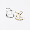 SALON | サロン　Thin wired cross ring