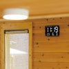 SLOWER | スロウワー LED CLOCK Viento(BLACK)