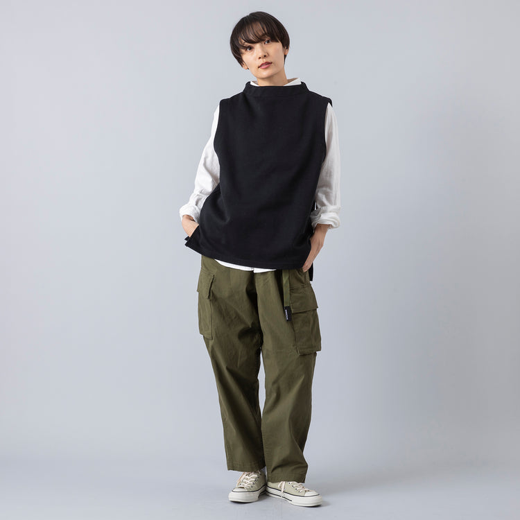 モデル身長163cm,CommencementのBottleneck vest,https://market.e-begin.jp/products/mio_cme0379p_lala