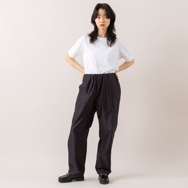モデル身長165cm,lelillのほそ見えリバースウィーブT|UITUのEASY TROUSERS,https://market.e-begin.jp/products/ana_lel0747q_lala|https://market.e-begin.jp/products/uit_uit1027s_lala