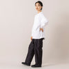 モデル身長165cm,UITUのUITU LONG SLEEVE TEE|UITUのEASY TROUSERS|MOONSTARのオールネイビーのコットンスエードLOAFY,https://market.e-begin.jp/products/uit_uit1029s_lala|https://market.e-begin.jp/products/uit_uit1027s_lala|https://market.e-begin.jp/products/mns_mns0147p_lala