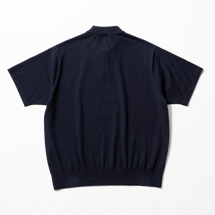 Yonetomi | ヨネトミ　LIGHT WAVE COTTON KNIT POLO