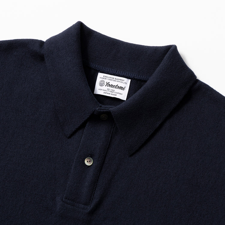 Yonetomi | ヨネトミ　LIGHT WAVE COTTON KNIT POLO
