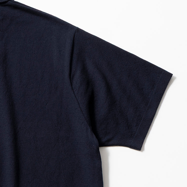 Yonetomi | ヨネトミ　LIGHT WAVE COTTON KNIT POLO